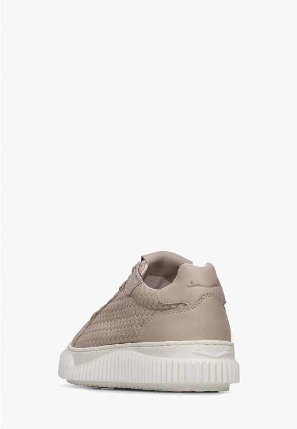 VOILE BLANCHE Lipari Woven Nappa Beige: بيج سنيكرز للنساء