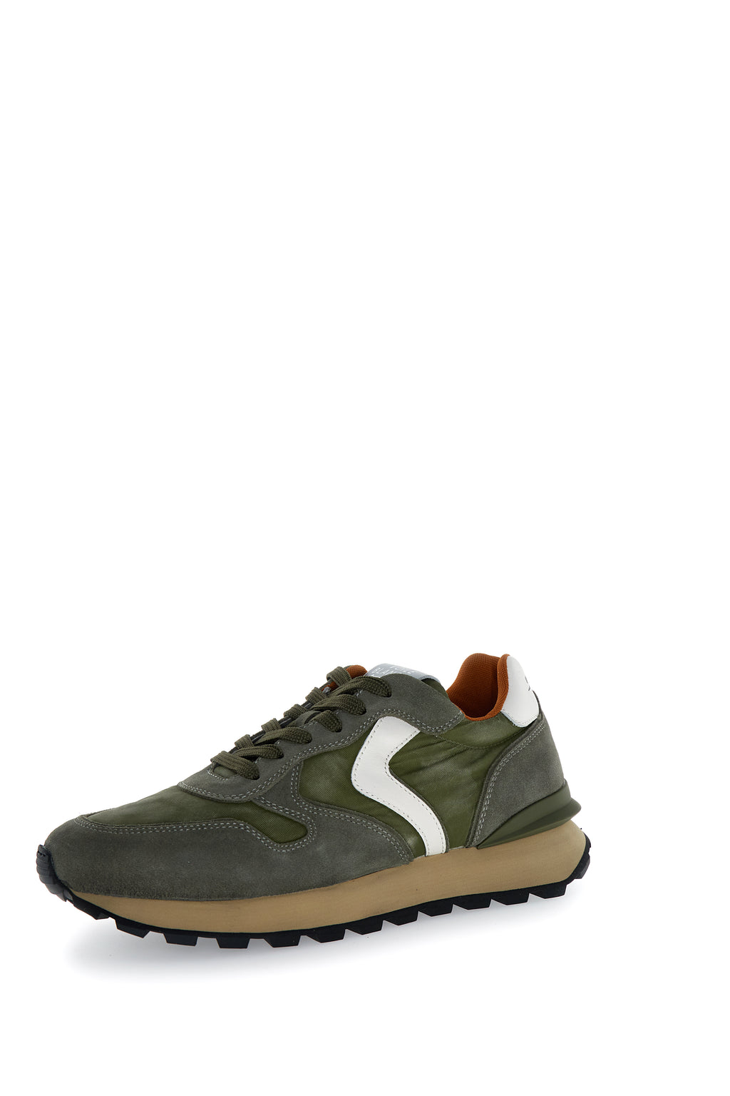 VOILE BLANCHE Paris RACE MAN W. ARMY Green: caqui سنيكرز للرجال