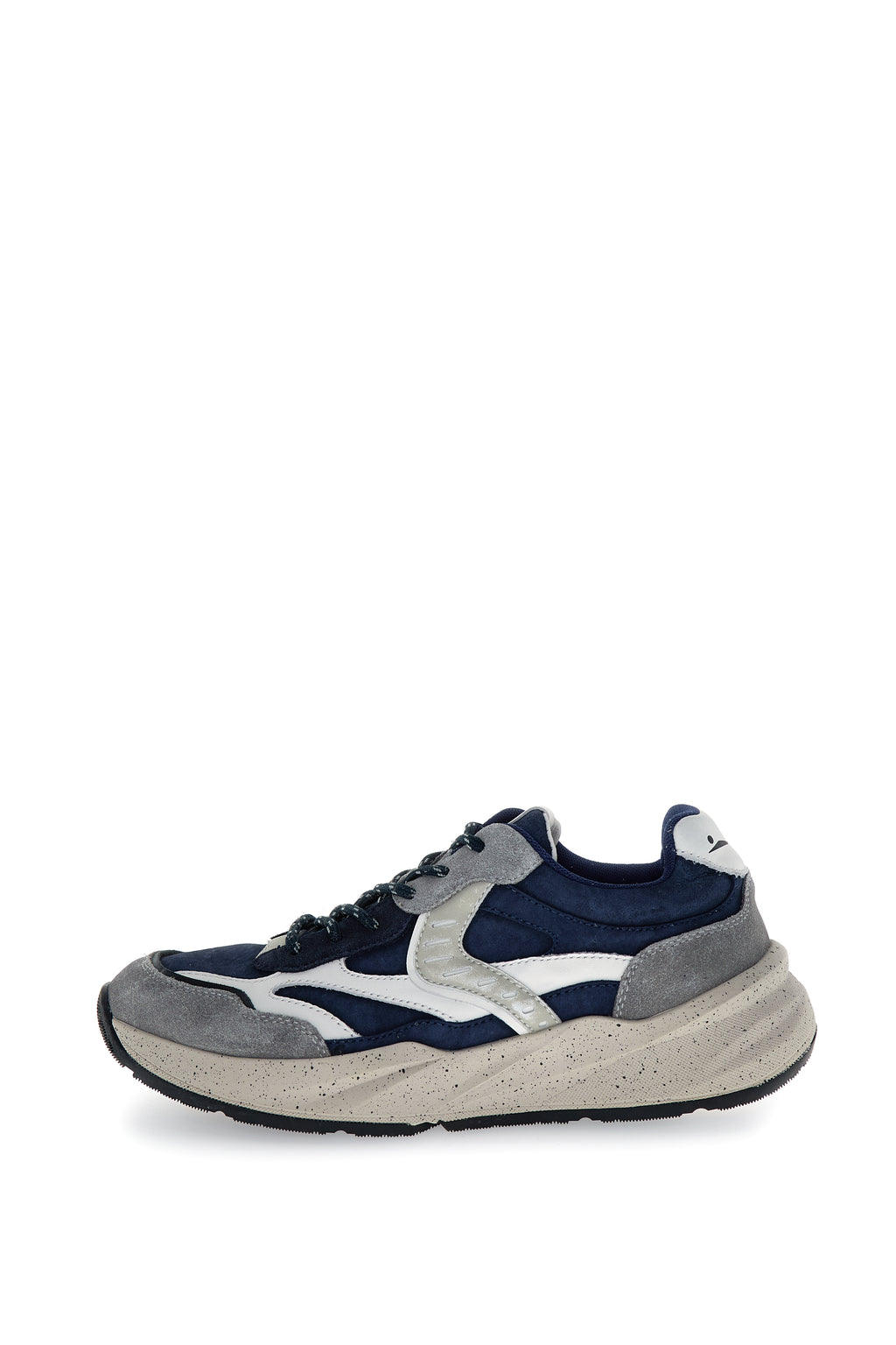 VOILE BLANCHE CLUB22. Washed Leather Leatherd-blue: blau vambes per a home