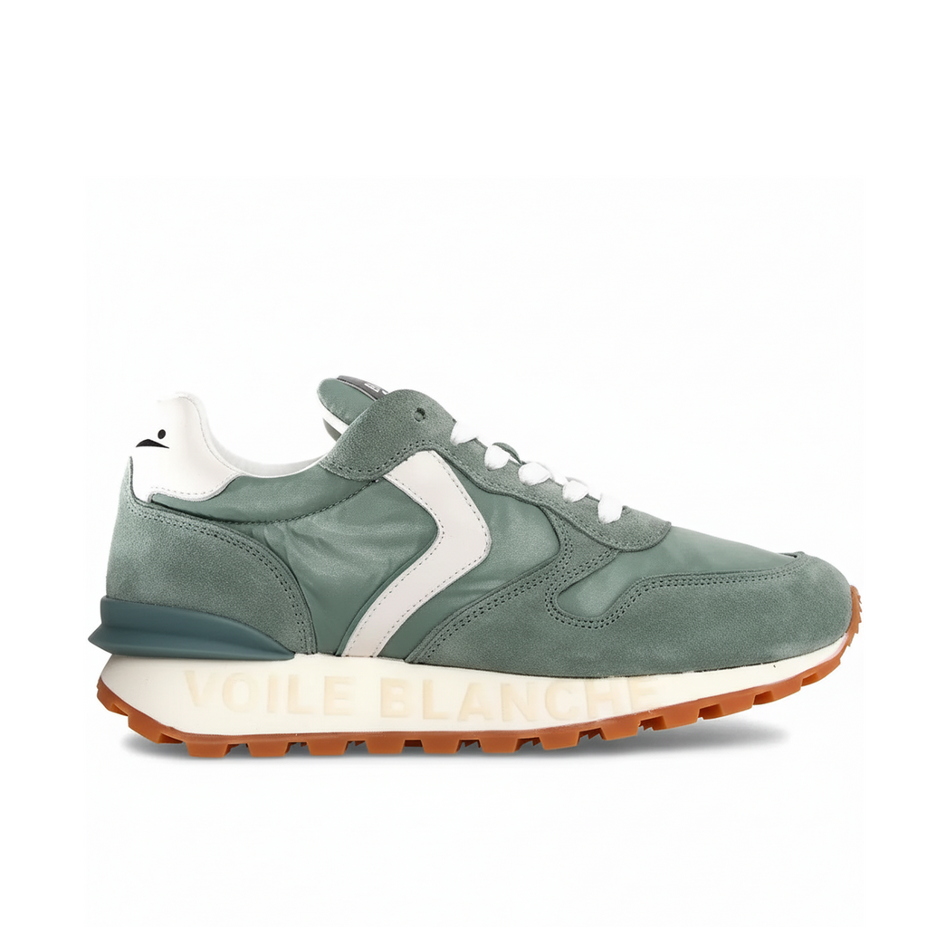 VOILE BLANCHE | SNEAKERS | MUJER | PARIS RACE WOMAN SAGE-OFF WHITE | VERDE