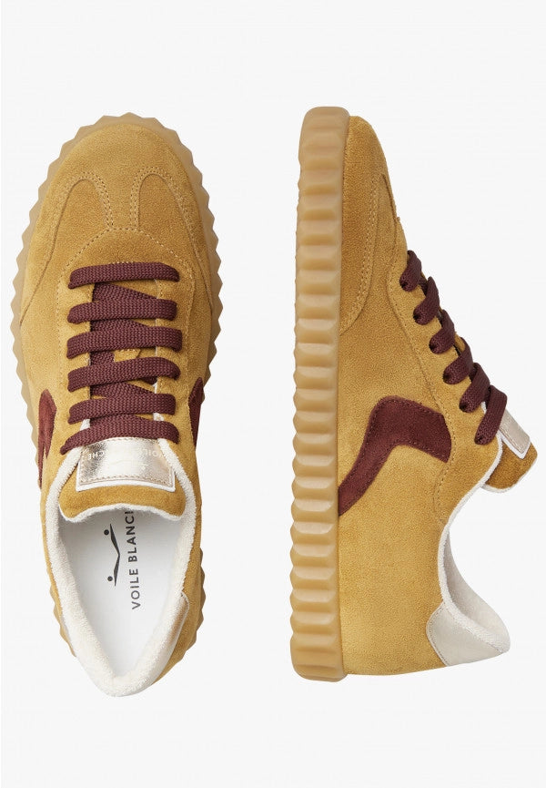 VOILE BLANCHE INES Suede Mustard-timber Browm: amarillo vambes per a dona