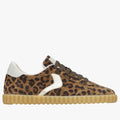 VOILE BLANCHE INES Suede St.macula/metallic GOAT SKIN Brown St.macula/platinum: animal print trainers for women