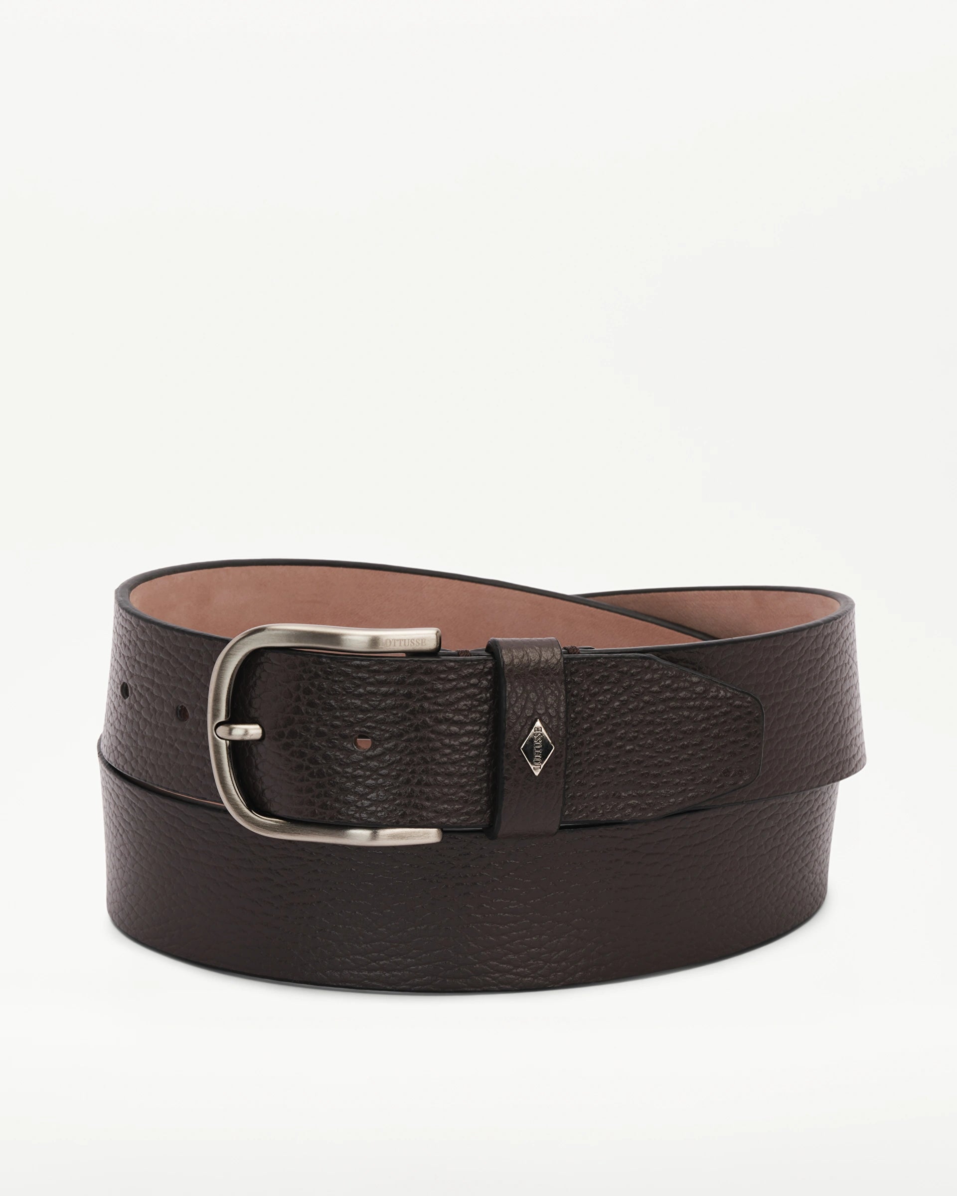 LOTTUSSE Alcemat MOKA: brown cinturón for men