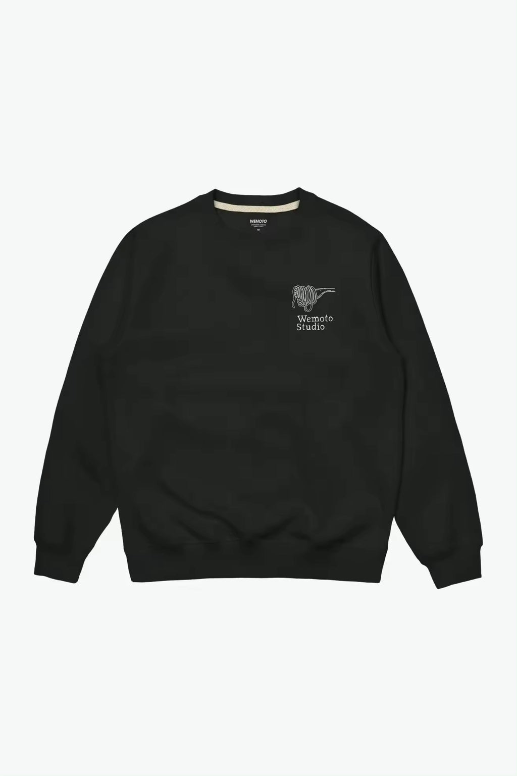 WEMOTO Pasta CLUB CREW Black: nero felpa da uomo