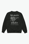 WEMOTO Pasta CLUB CREW Black: nero felpa da uomo