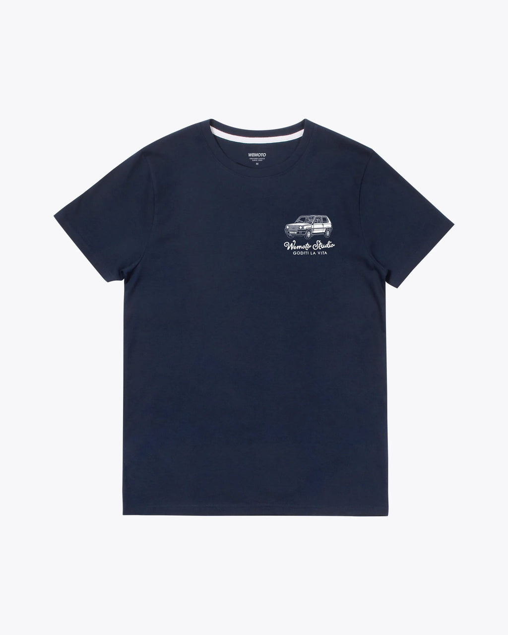 WEMOTO Camisetas de la Marca Unisex Modelo Market Tee en Color Navy Blue (azul), синій взуття унісекс у Tascón