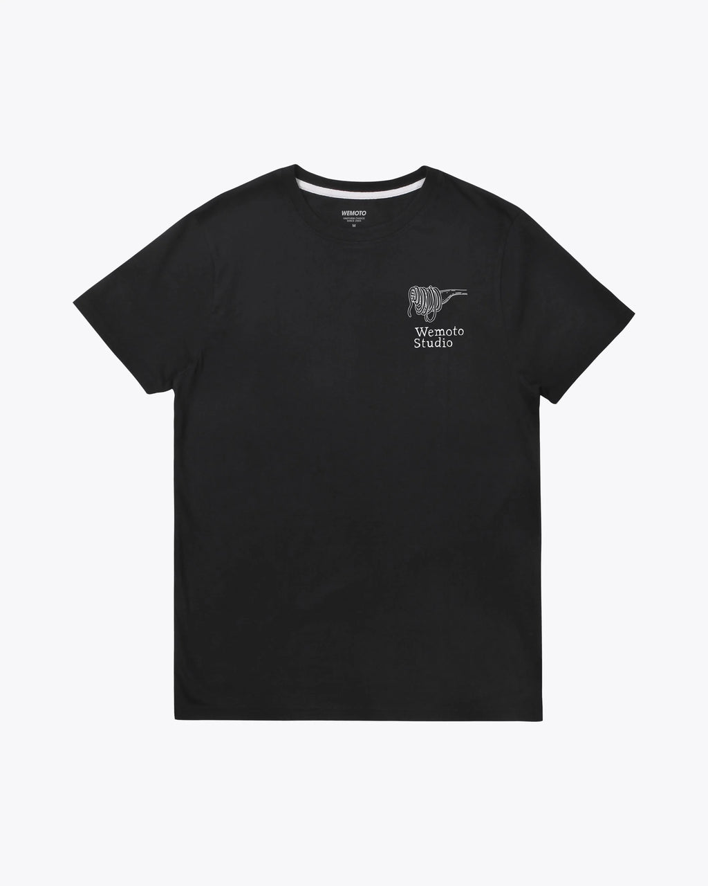 WEMOTO Camisetas de la Marca Unisex Modelo Pasta Club Tee en Color Black (negro), calçat negre unisex a Tascón