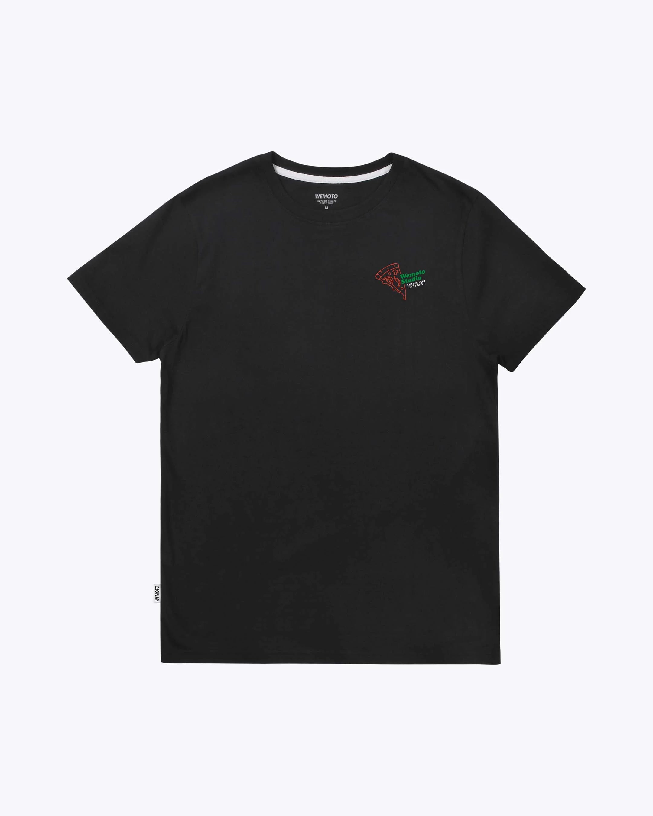 WEMOTO 247 HOT: black T-shirt for men