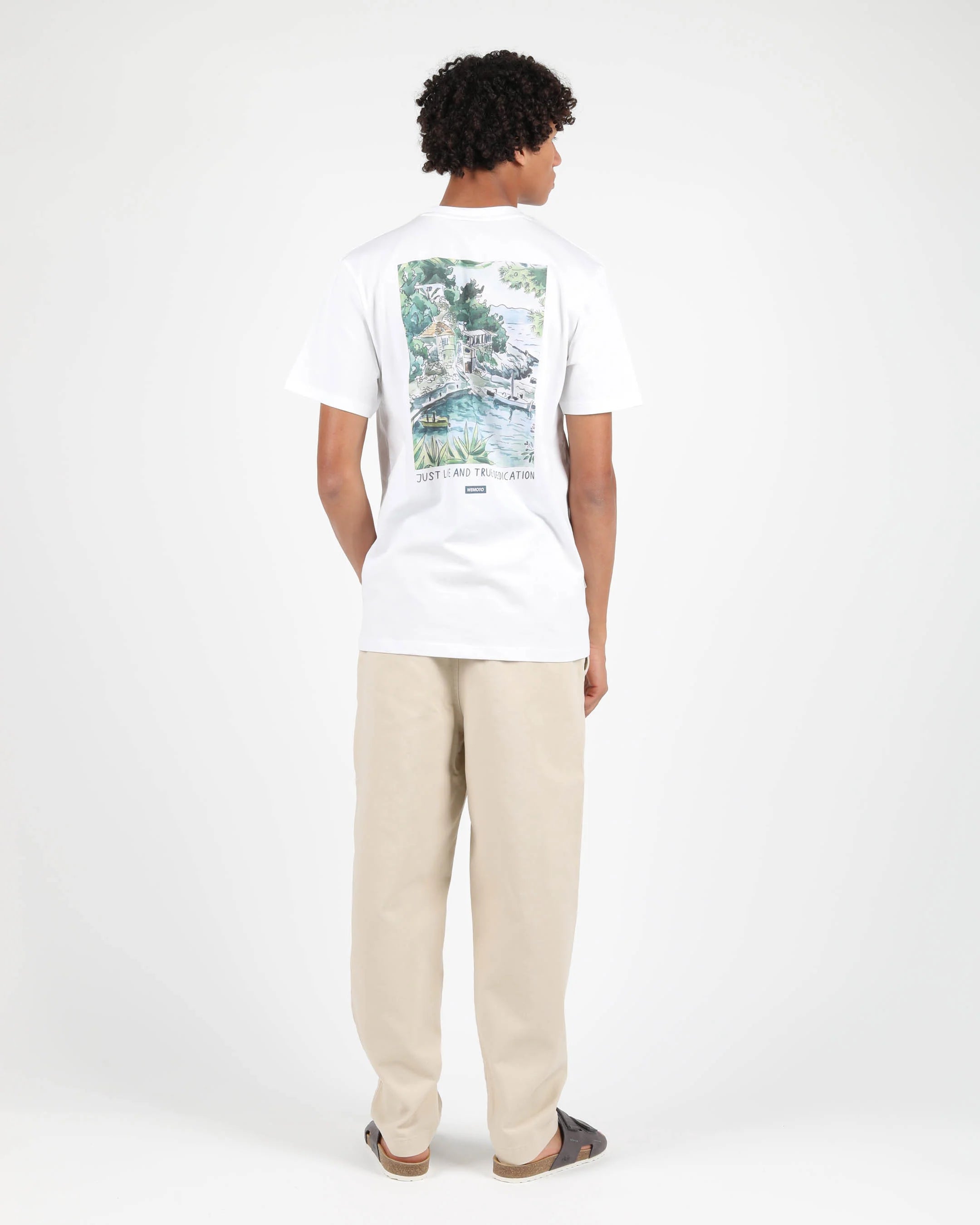 WEMOTO Harbour Camiseta White: أبيض تيشيرت للرجال