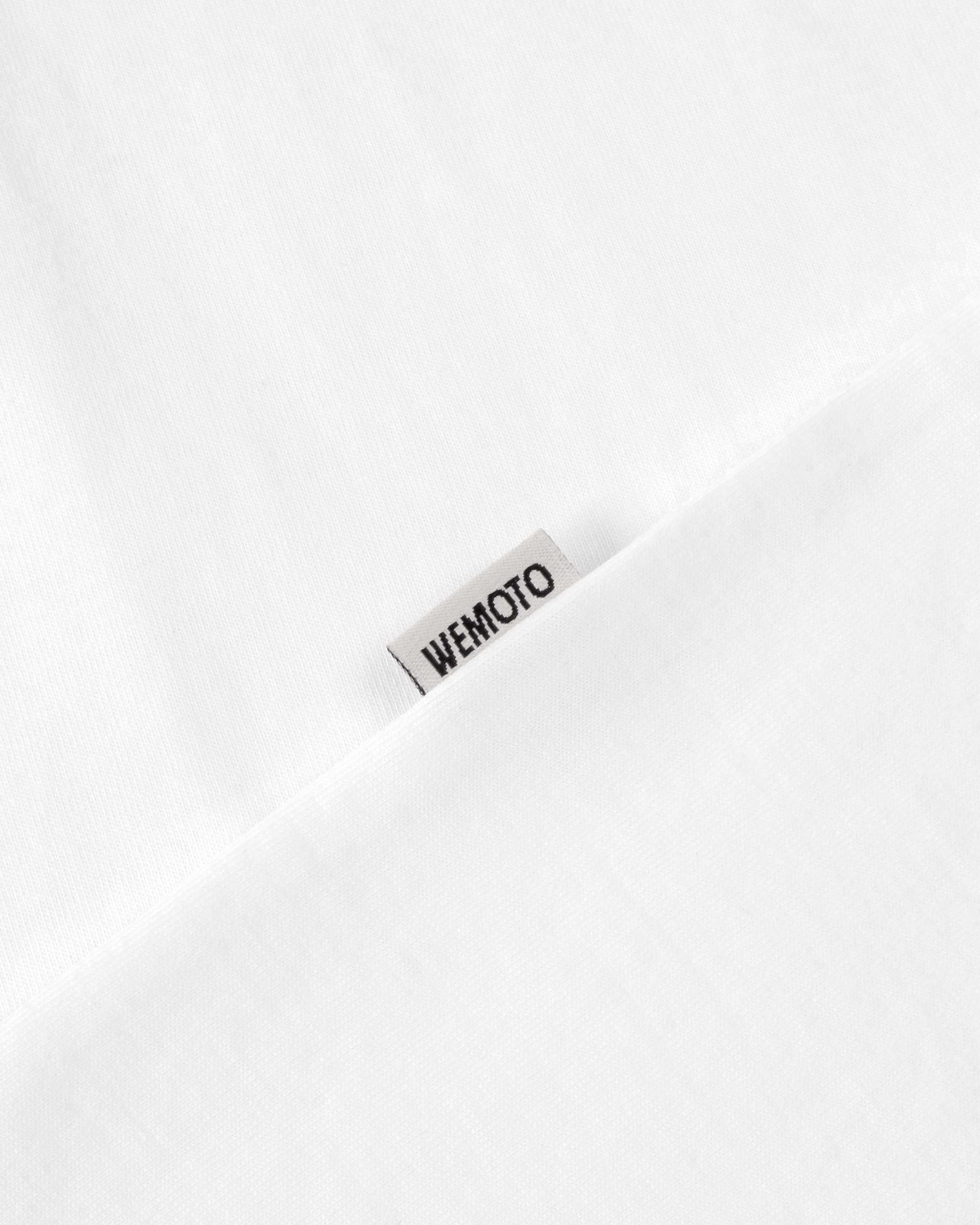 WEMOTO Beach TEE White: white T-shirt for men