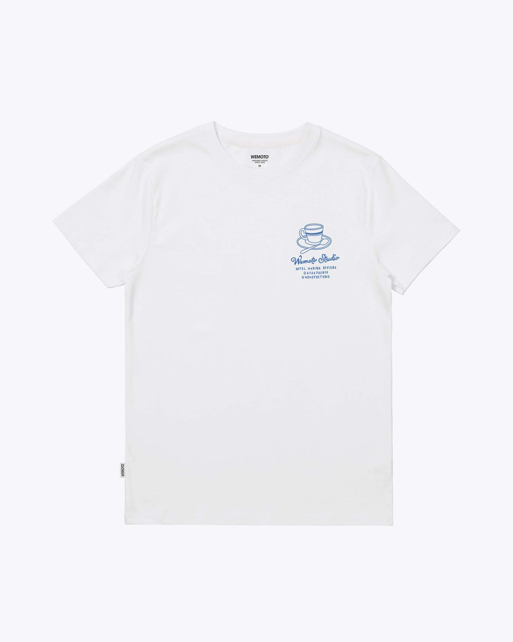 WEMOTO Marina TEE White: білий футболка для чоловіків