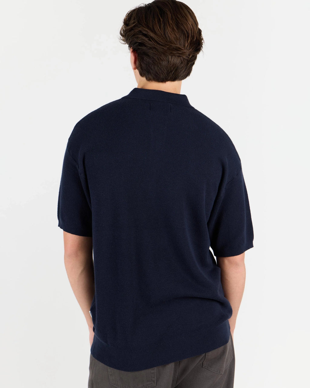 WEMOTO Dumas NAVY BLUE: синій polo для чоловіків