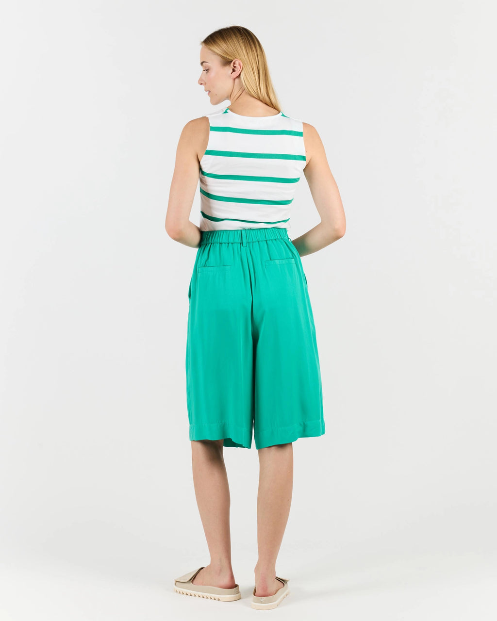 WEMOTO ALBA Peacock: verd pantalons per a dona