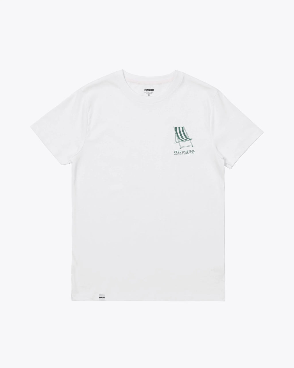 WEMOTO Boats TEE White: biały T-shirt dla mężczyzn