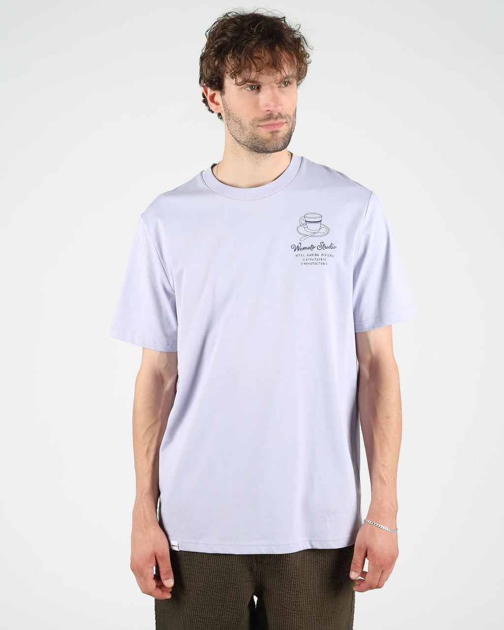 WEMOTO Marina Teeavender Lavender: lila T-shirt för herr