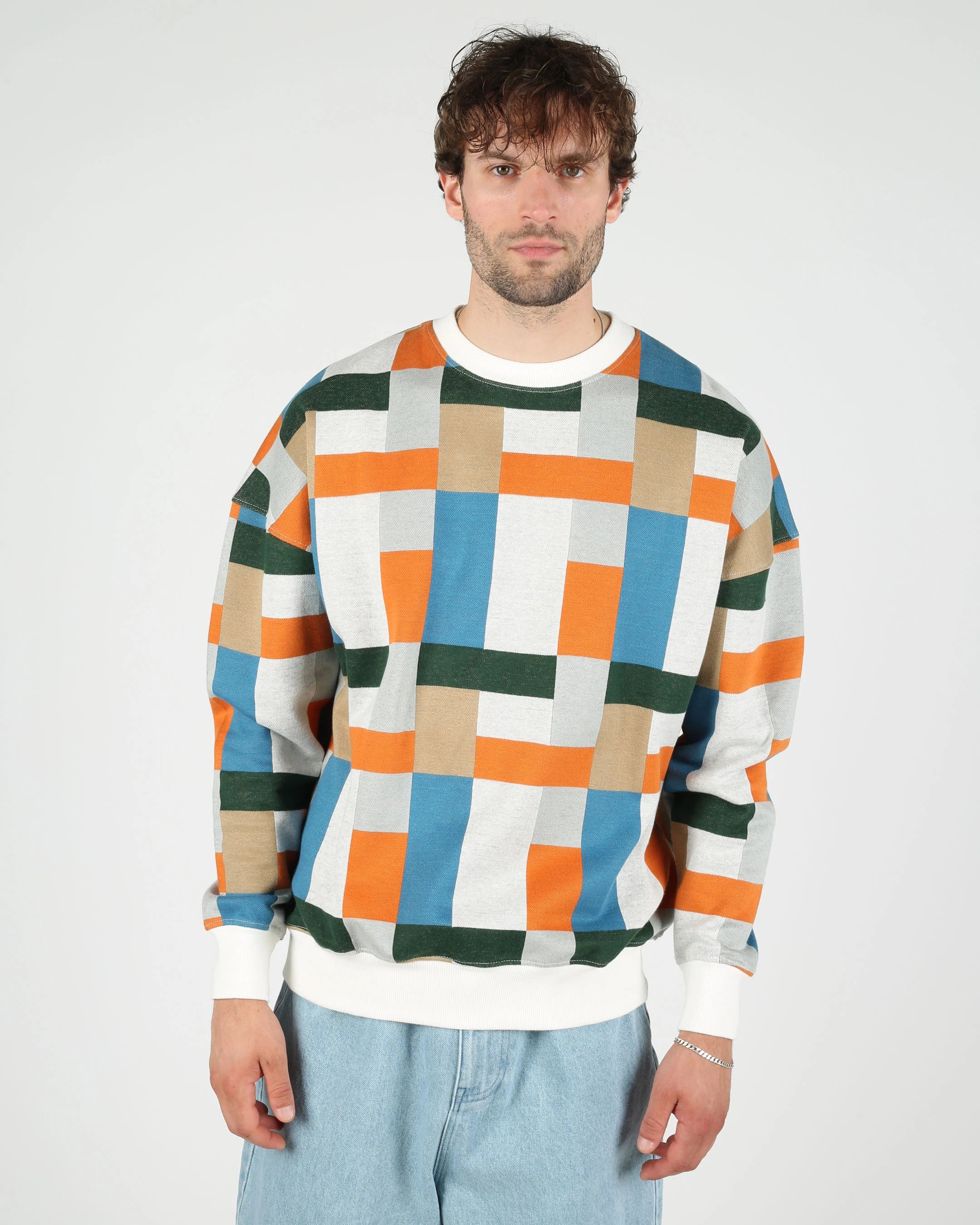 WEMOTO Scott Multicolor: multicolour cardigan for men