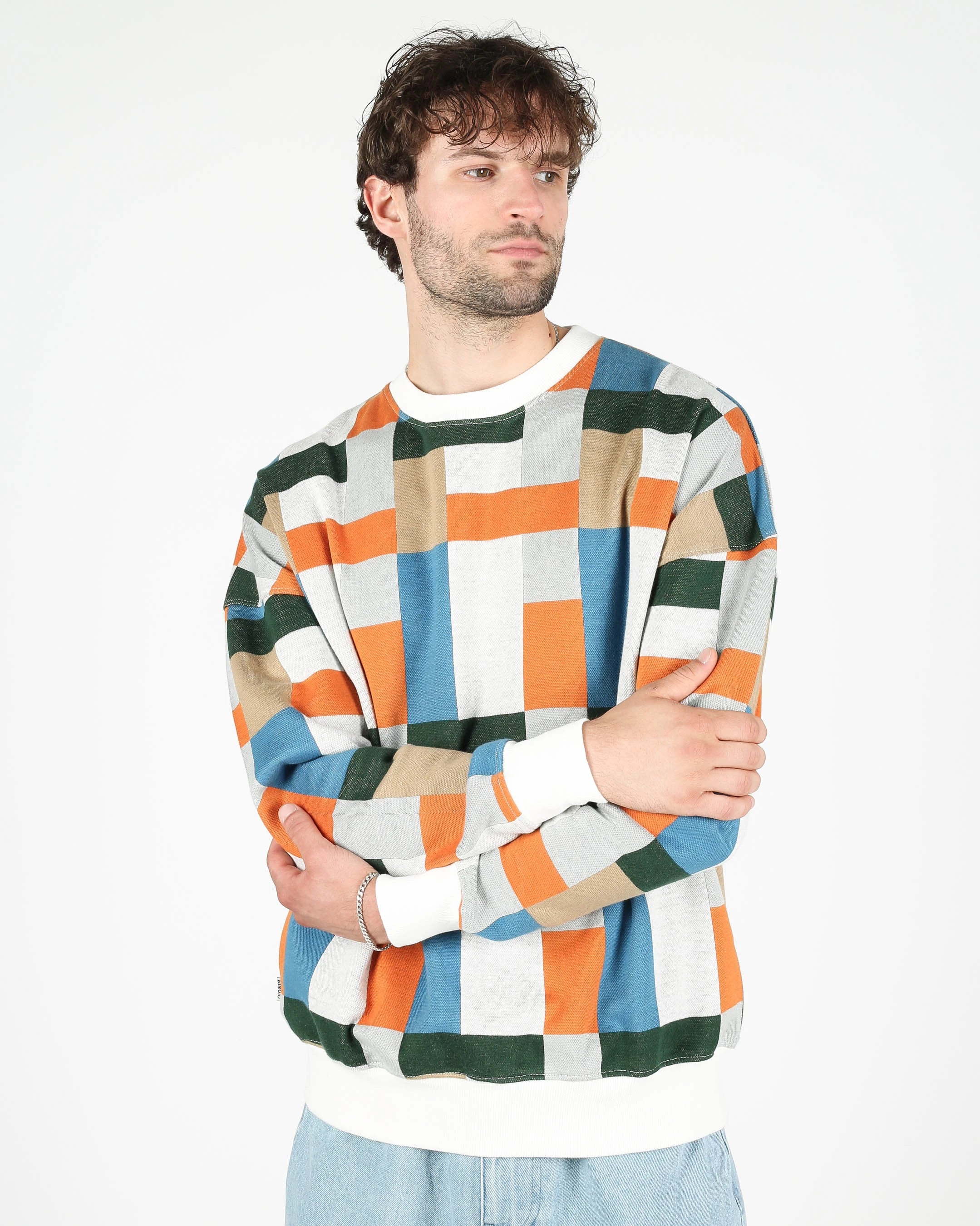 WEMOTO Scott Multicolor: multicolour cardigan for men