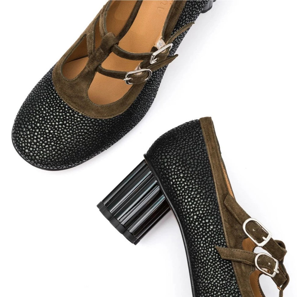 AUDLEY LUNA Bliss Green: grün Schuhe für Damen