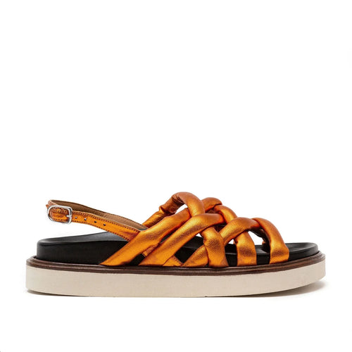 Sandali da donna Audley Brand Heike modello: Platform 22315 in rosso