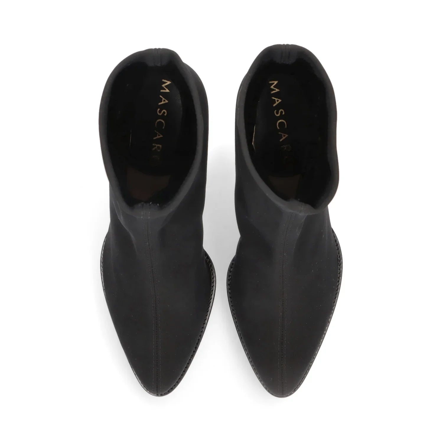 Mascaro Lima Elastic Bootie Negra、Tascónのブラックレディースアンクルブーツ