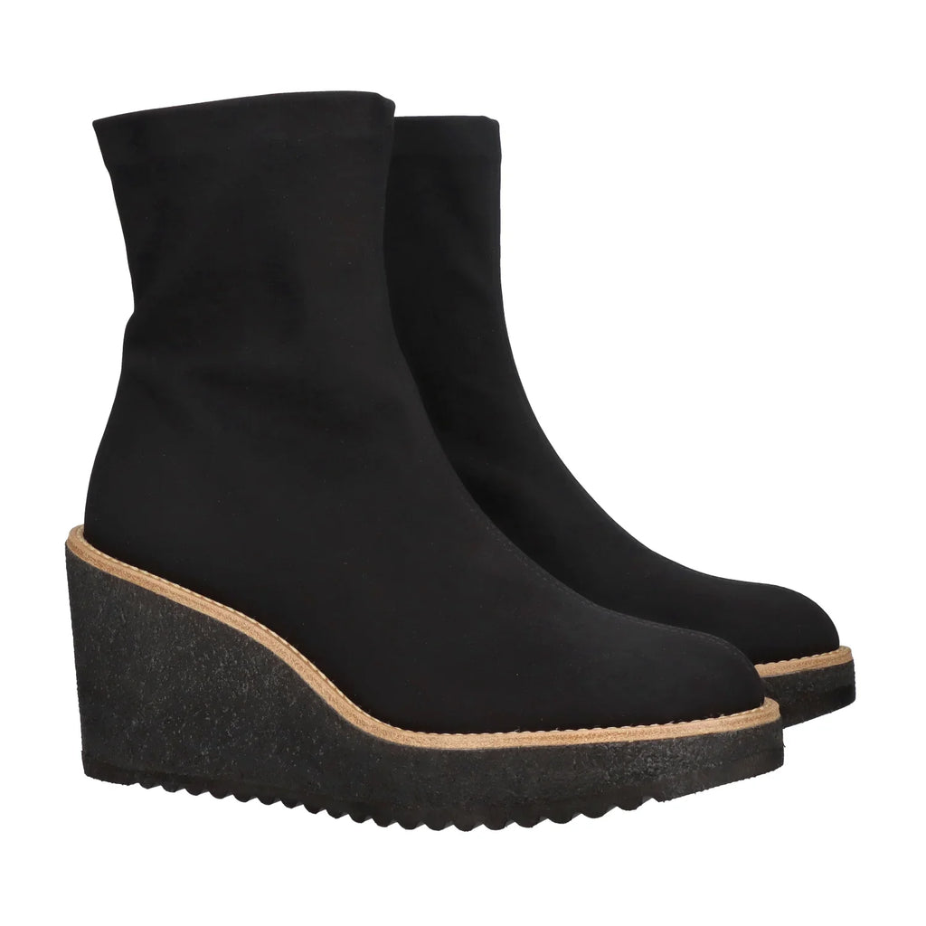 Mascaro Vera Elastic Bootie Negra, чорний ботильйони для жінок у Tascón