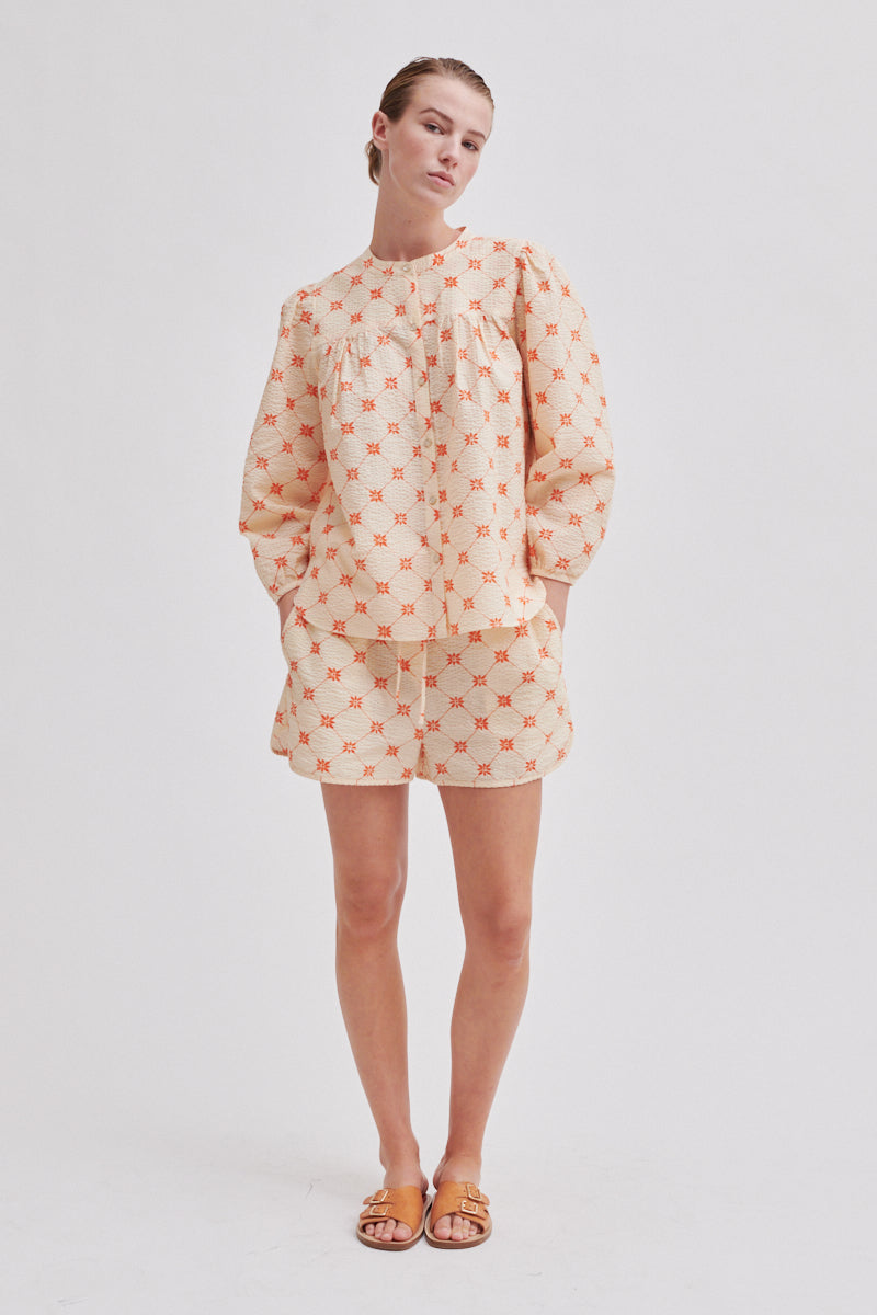 SECOND FEMALE | PANTALÓN CORTOS | MUJER | FERMO SHORTS | CREMA