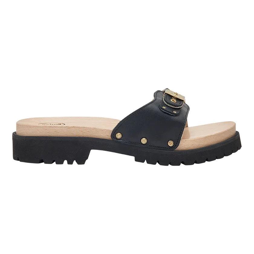 Sandalias De La Marca Scholl Para Mujer Modelo Iconic Pescura Carroarmato 1004 Black F30551 En Color Negro