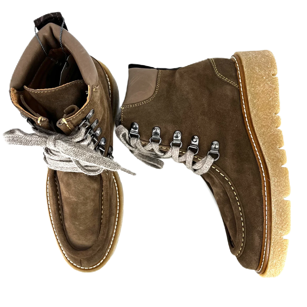 PEDRO MIRALLES Mod 22201 Velour Fango, neutro ankle boots at Tascón