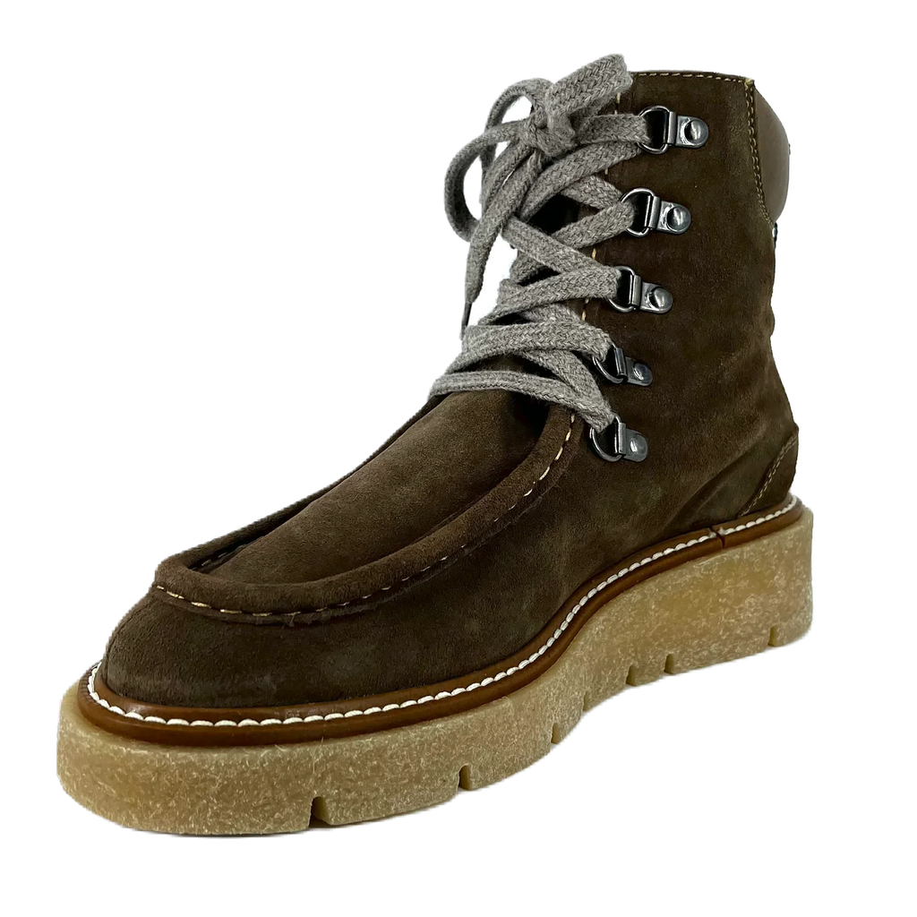 PEDRO MIRALLES Mod 22201 Velour Fangoen, brown ankle boots for women at Tascón