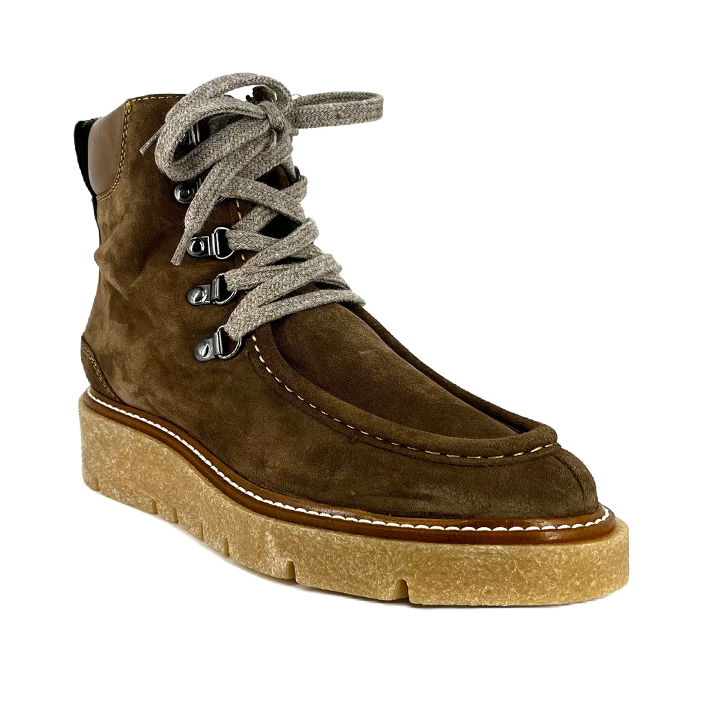 PEDRO MIRALLES Mod 22201 Velour Fangoen, brown ankle boots for women at Tascón