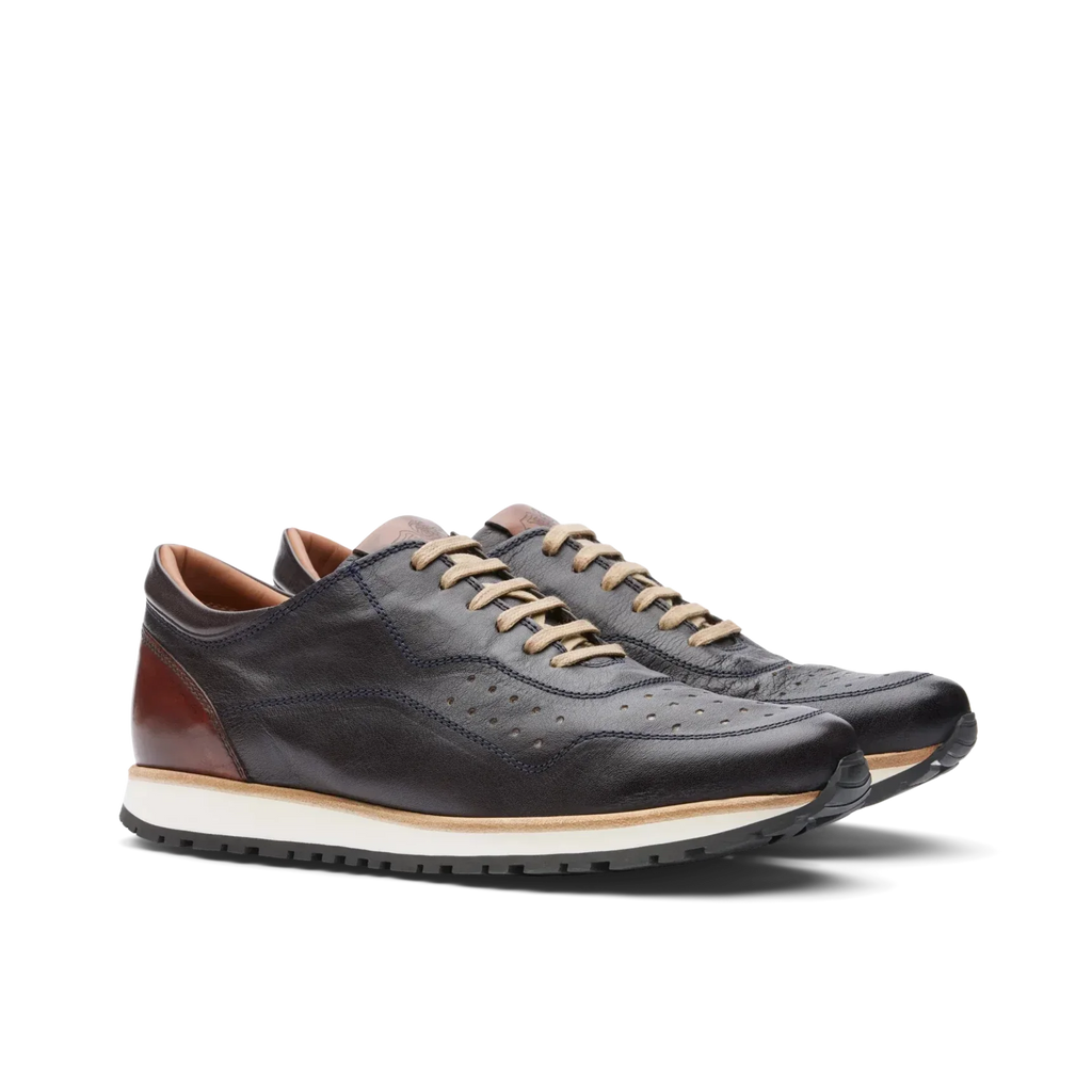 Lottusse Herren-Sneaker, Modell Cang Marino Ebony TB, Blau